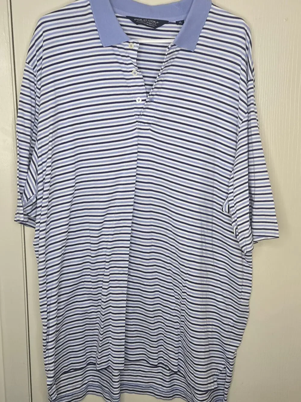 XL Striped Polo Golf Ralp Lauren Short Sleeve